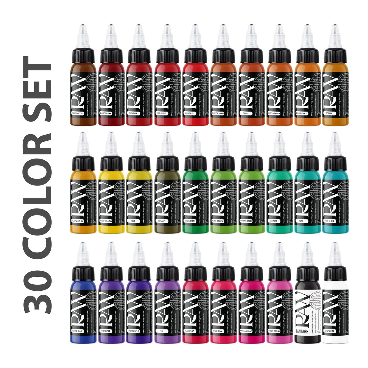 30 Color set - Raw