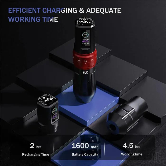 EZ P3 PRO Adjustable Stroke Wireless Pen Tattoo Machine