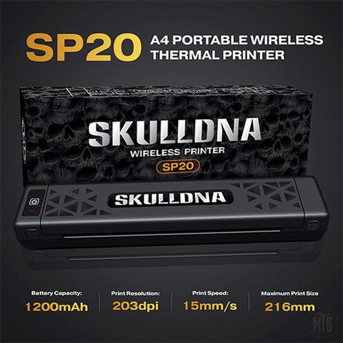 SKULLDNA Bluetooth stencil printer