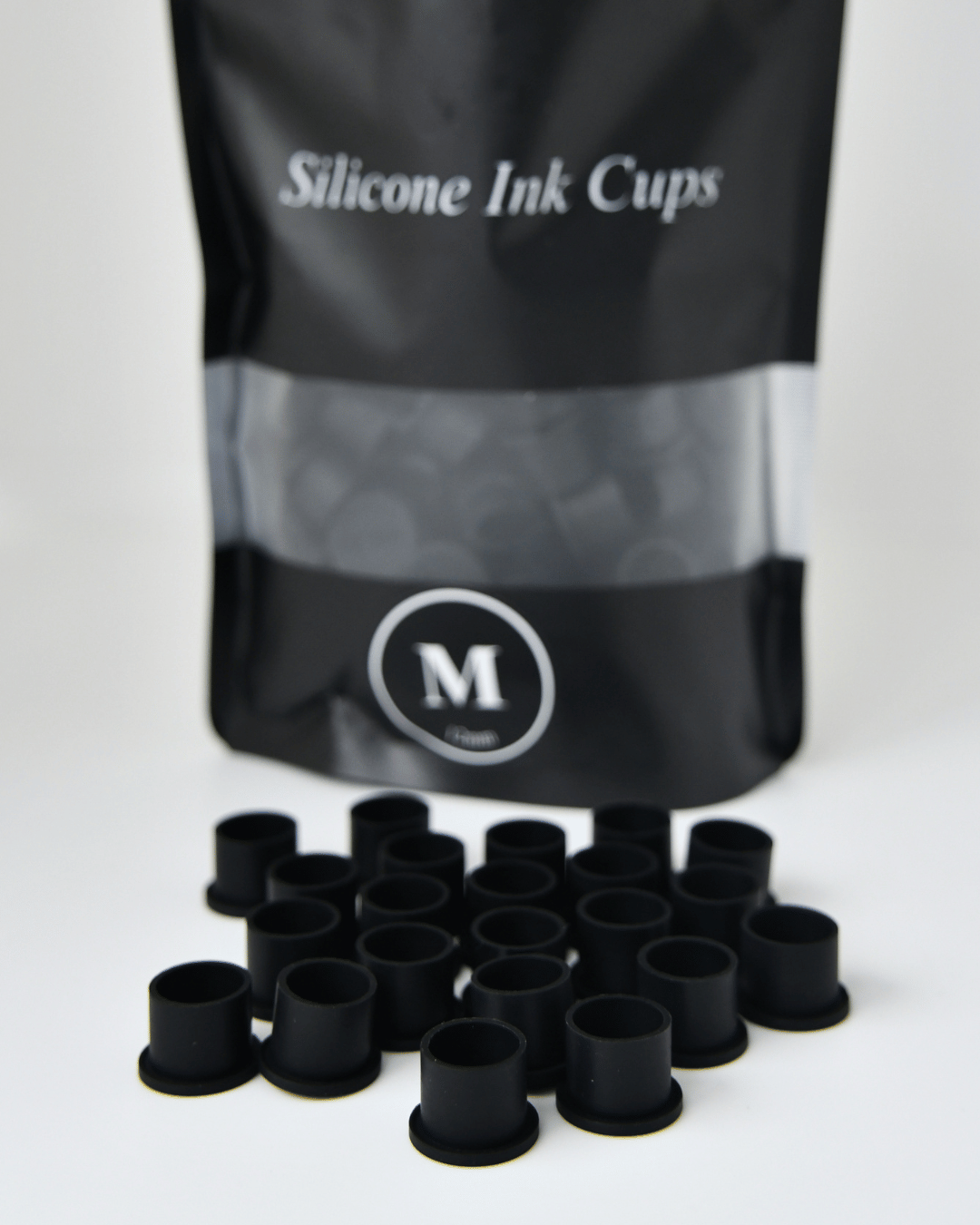 Ink Cups - Silicone Flat base caps