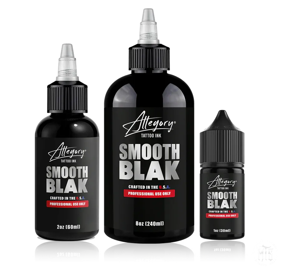 Allegory Ink - Smooth Blak-tattoo ink-Allegory-1oz-Melbourne Tattoo Supplies