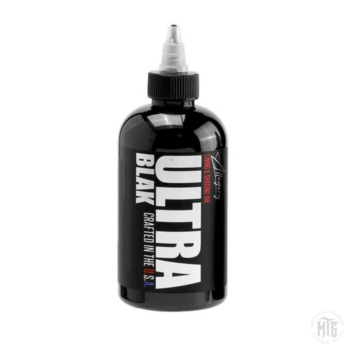Allegory Ink - ULTRA BLAK-tattoo ink-Allegory-8oz-Melbourne Tattoo Supplies
