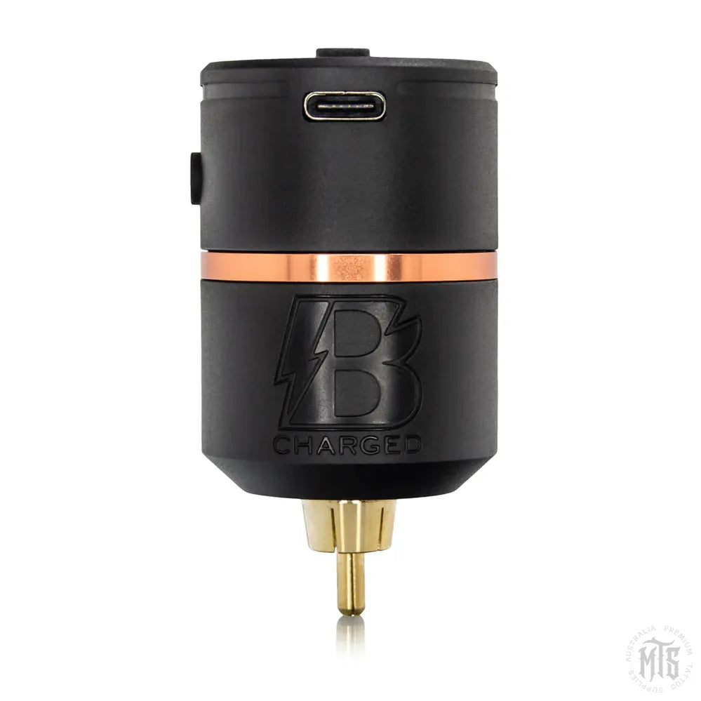 B Charged RCA battery-Tattooing Machines-Bishop-Black-Melbourne Tattoo Supplies