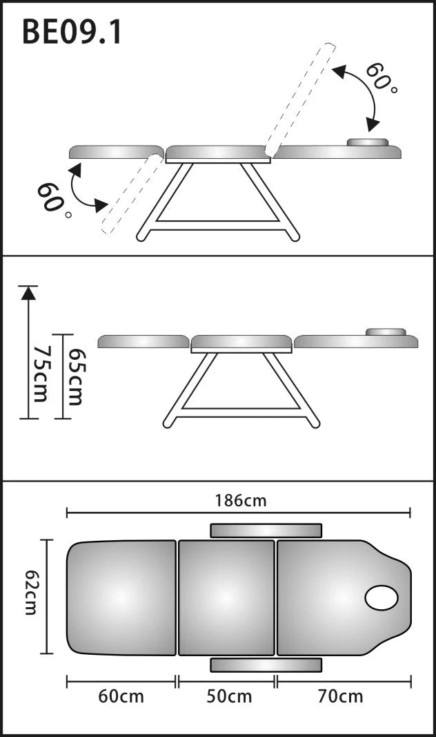 SkinXtreme Tattoo Bed BE09.1
