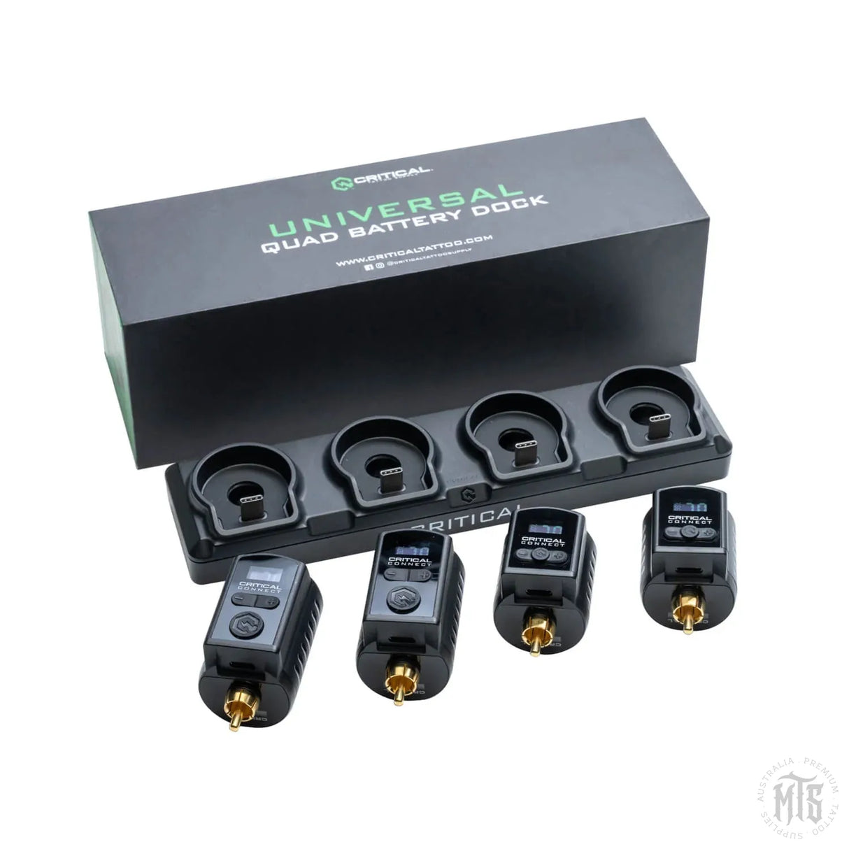 CRITICAL UNIVERSAL QUAD BATTERY DOCK-Tattoo Supplies-Critical-Melbourne Tattoo Supplies