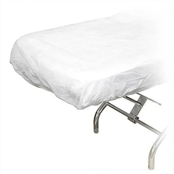 Disposable Fitted Bed Cover - White