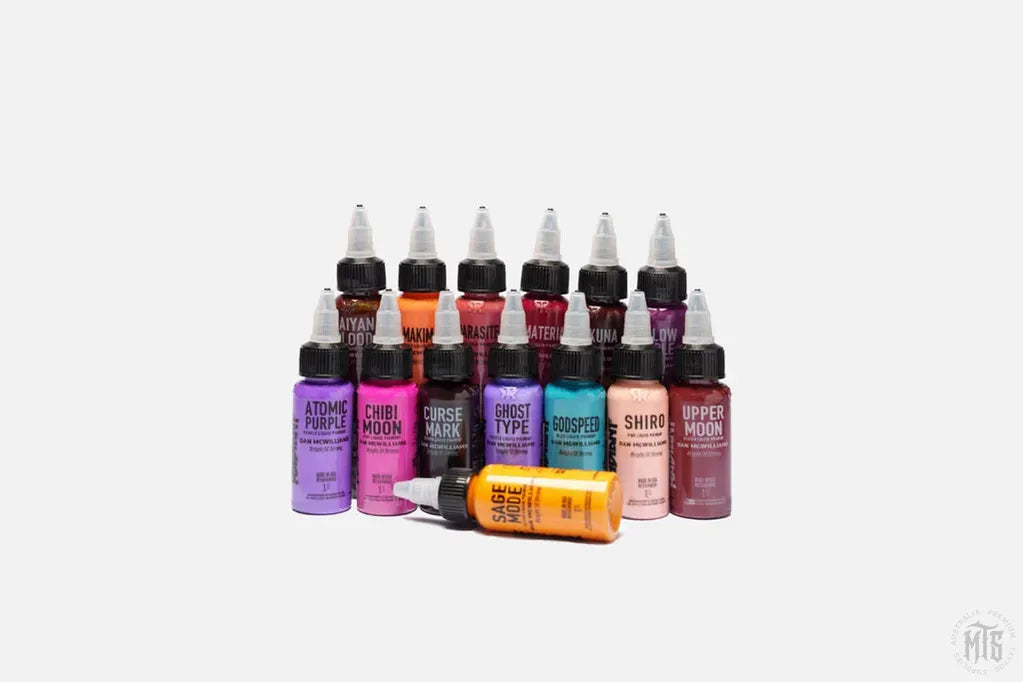 Dan McWilliams Set - Radiant Colors-tattoo ink-Radiant Ink-Melbourne Tattoo Supplies
