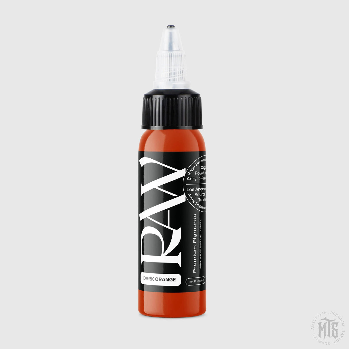 Dark Orange - RAW-tattoo ink-Raw Pigments-1oz-Melbourne Tattoo Supplies