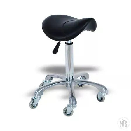 Dennis Luxe Saddle Stool ST03L-Furniture-HBA-Melbourne Tattoo Supplies