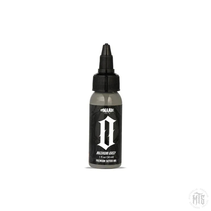Dynamic Smoke Opaque Medium Grey-tattoo ink-Dynamic-1oz-Melbourne Tattoo Supplies