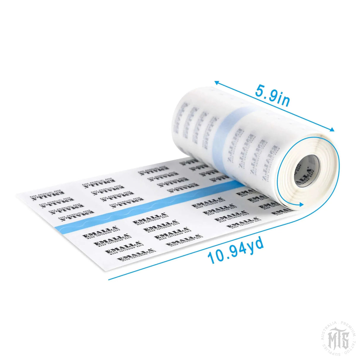EMALLA Grece Tattoo Protection Film-Consumables-Emalla-Roll (15cm x 10m)-Melbourne Tattoo Supplies