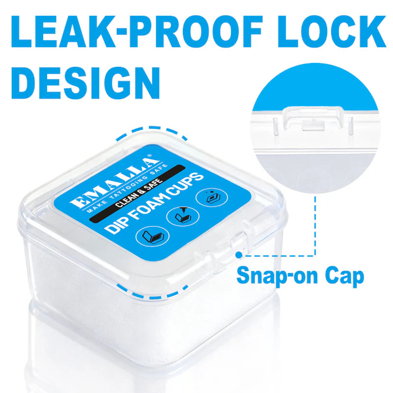 EMALLA Tattoo Dip Foam Cups