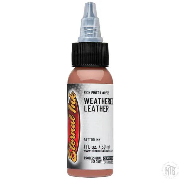 Weathered Leather - Rich Pineda Flesh To Death Series Eternal Ink