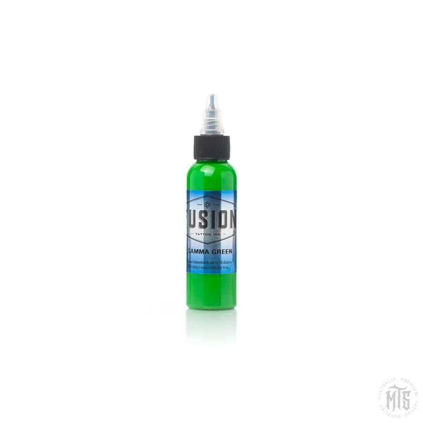 Fusion Ink - Gamma Green-tattoo ink-Fusion Ink-1 Oz-Melbourne Tattoo Supplies