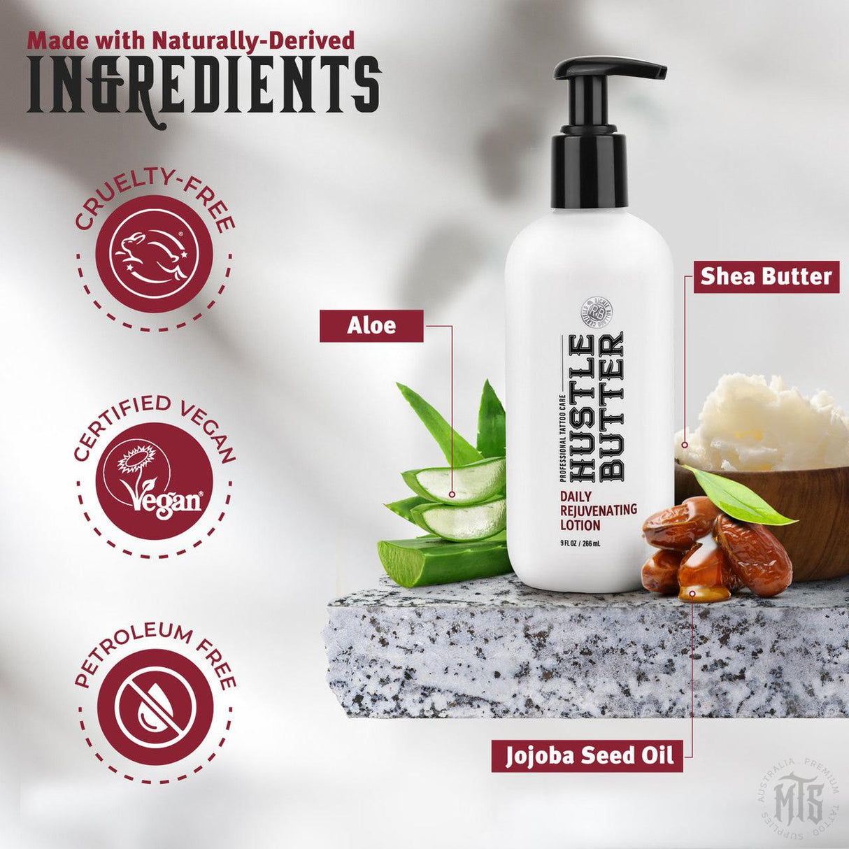 Hustle Butter Daily Lotion-Consumables-Hustle Butter-Melbourne Tattoo Supplies
