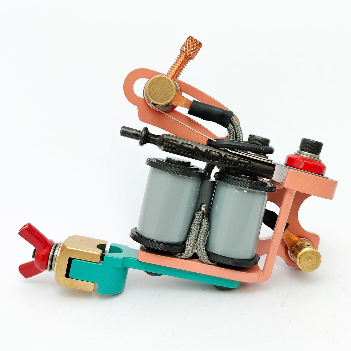 Braze-Up "Skele-Matic" Dot Whipper - Peach/Grey - MARK SENDER