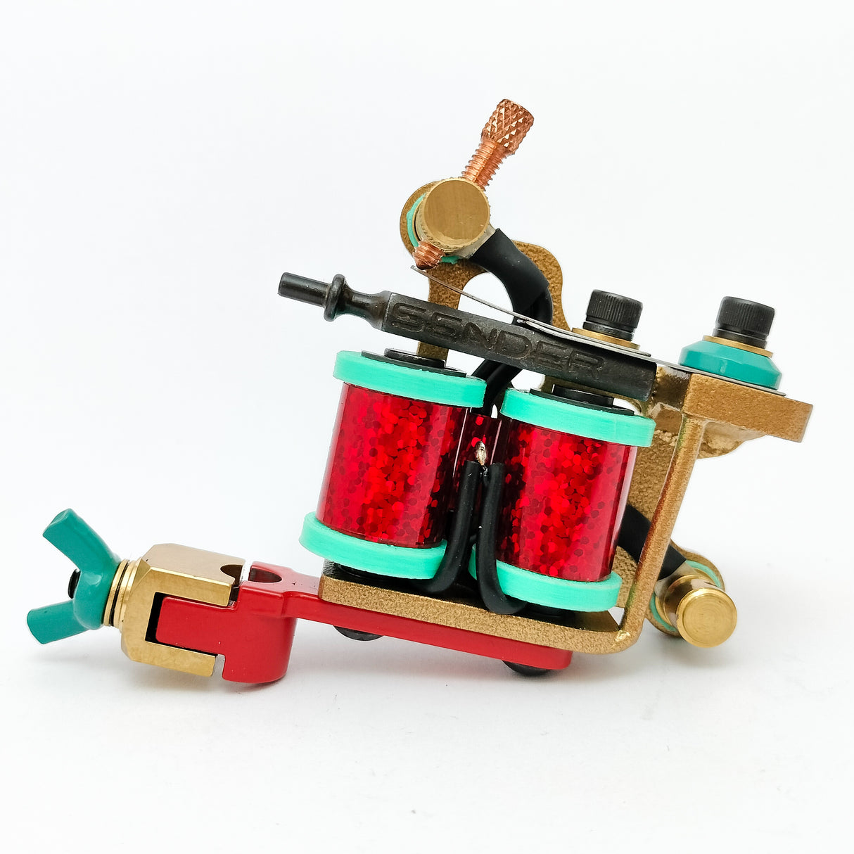 Braze-Up "Wags" Zippy Liner - Gold/Teal/Red sparkle - MARK SENDER