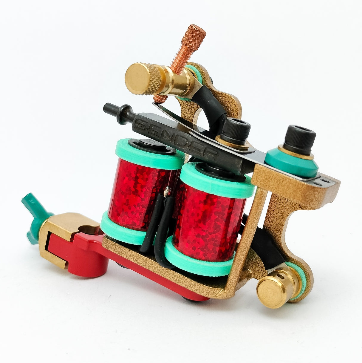 Braze-Up "Wags" Zippy Liner - Gold/Teal/Red sparkle - MARK SENDER