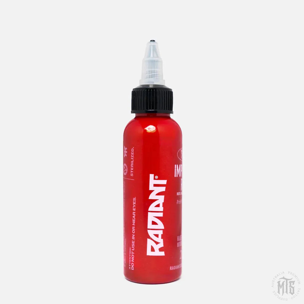 Imperial Red - Radiant ink-tattoo ink-Radiant Ink-1oz-Melbourne Tattoo Supplies