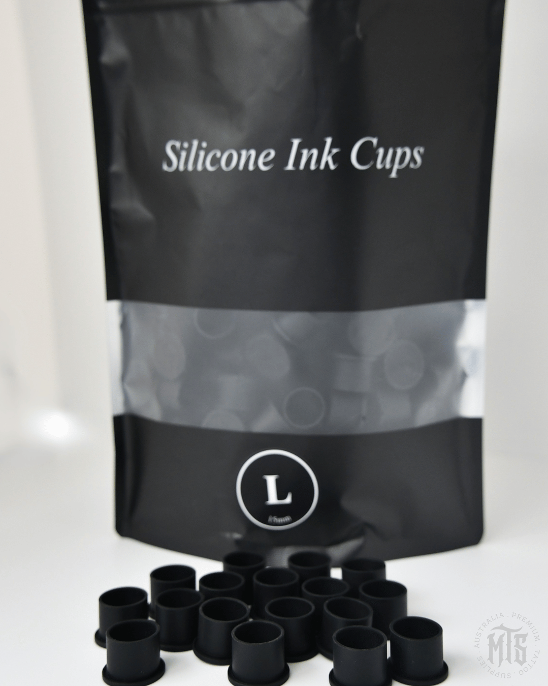 Ink Cups - Silicone Flat base caps-Tattoo Supplies-Generic-9mm-Melbourne Tattoo Supplies