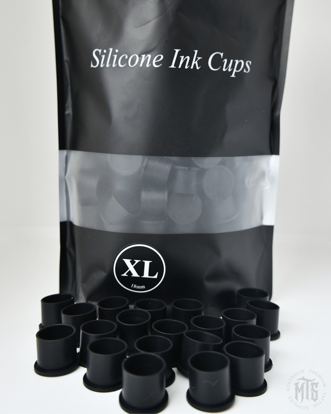 Ink Cups - Silicone Flat base caps-Tattoo Supplies-Generic-9mm-Melbourne Tattoo Supplies