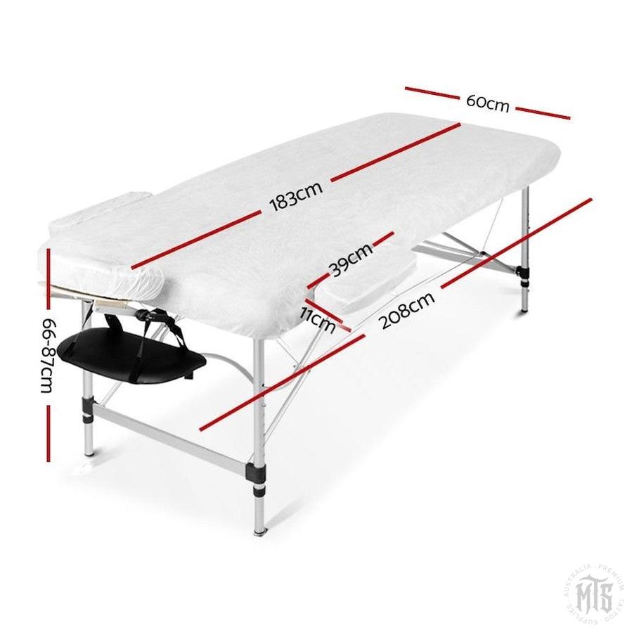 Massage Table - 3 fold 60cm wide-Furniture-Generic-Melbourne Tattoo Supplies