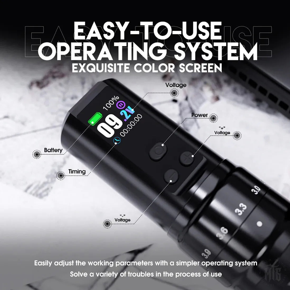 Mast Fold Pro 2 Pen Tattooing Machine-Tattooing Machines-Mast-Melbourne Tattoo Supplies