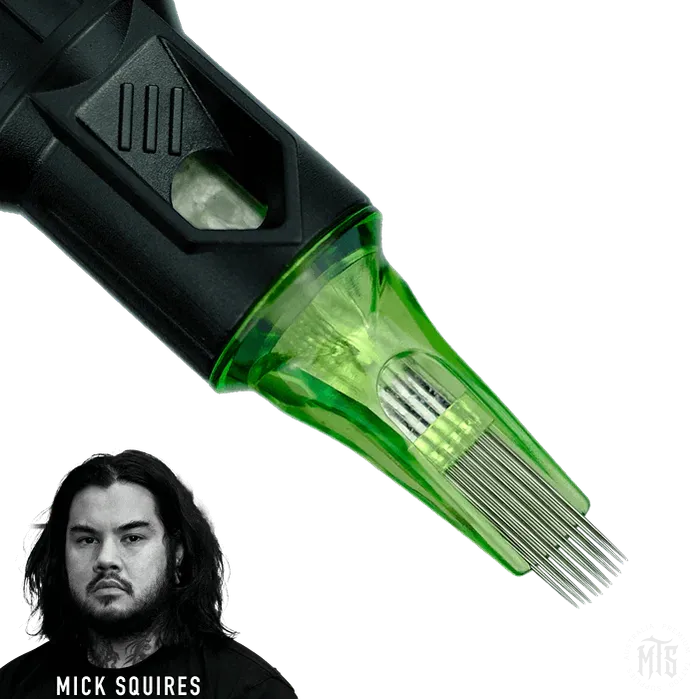Metrix Signature: Mick Squires Curved Magnums-Tattoo Needles-Metrix-12 / .35mm-11CM-Melbourne Tattoo Supplies