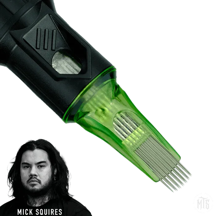Metrix Signature: Mick Squires Curved Magnums-Tattoo Needles-Metrix-12 / .35mm-13CM-Melbourne Tattoo Supplies