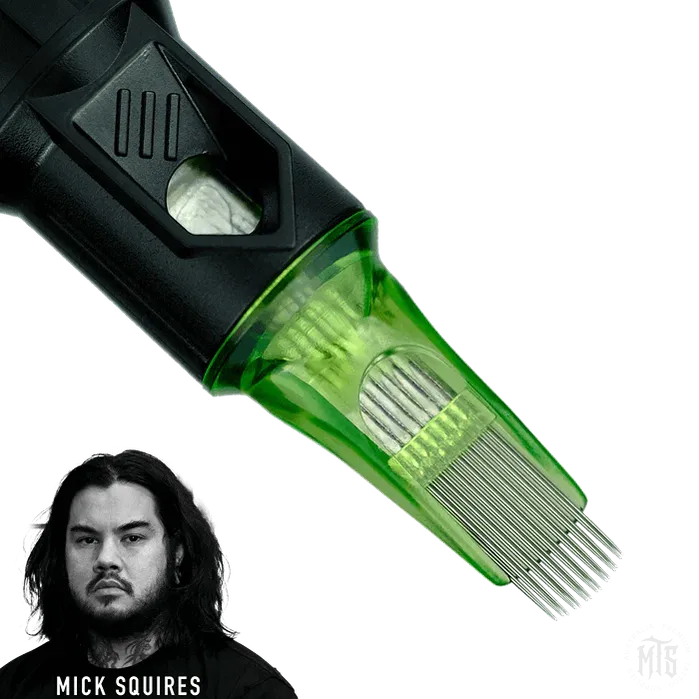 Metrix Signature: Mick Squires Curved Magnums-Tattoo Needles-Metrix-12 / .35mm-15CM-Melbourne Tattoo Supplies
