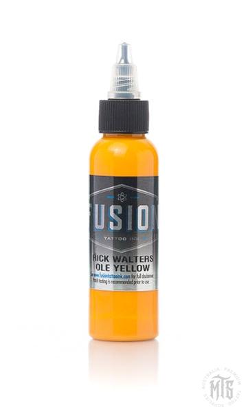 Ole Yellow - Rick Walters Series Fusion Ink-tattoo ink-Fusion Ink-Melbourne Tattoo Supplies