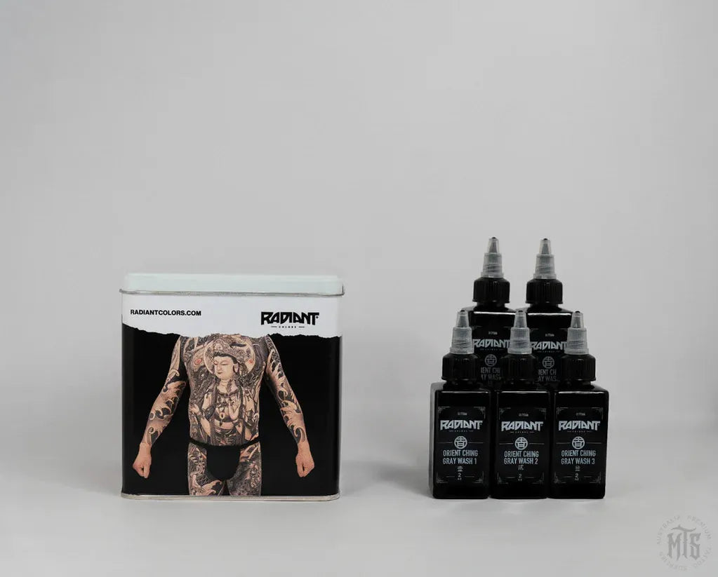Orient Ching Graywash Set - Radiant Colors-tattoo ink-Radiant Ink-Melbourne Tattoo Supplies