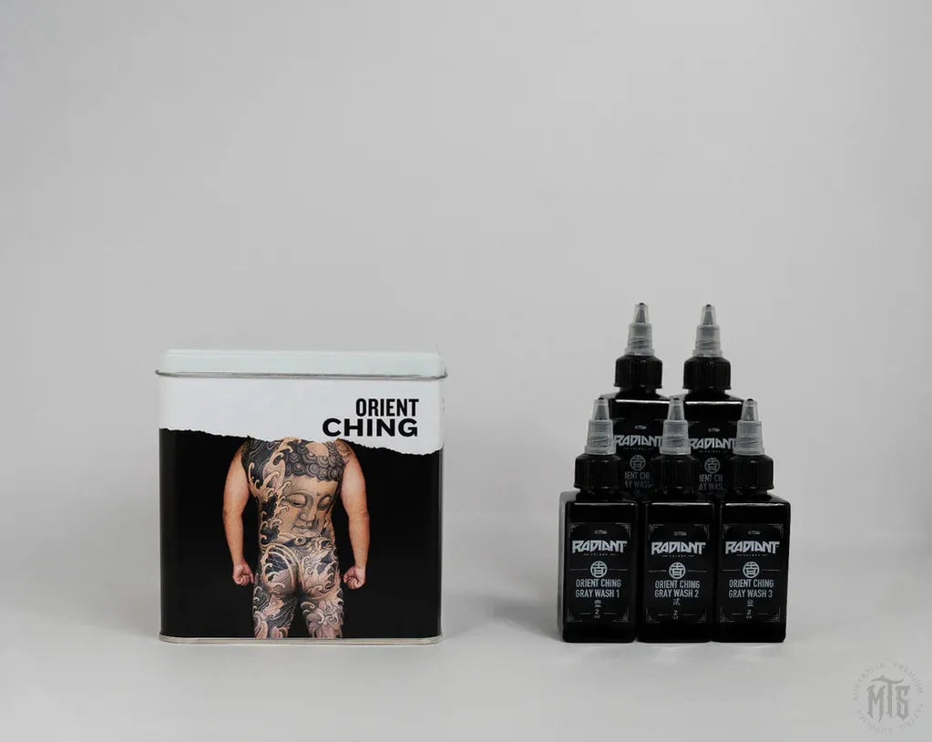 Orient Ching Graywash Set - Radiant Colors-tattoo ink-Radiant Ink-Melbourne Tattoo Supplies