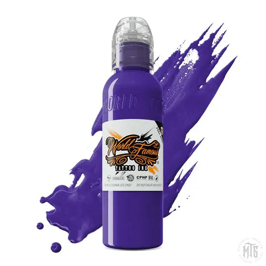 PURPLE HEART - WORLD FAMOUS-tattoo ink-World Famous-1oz-Melbourne Tattoo Supplies