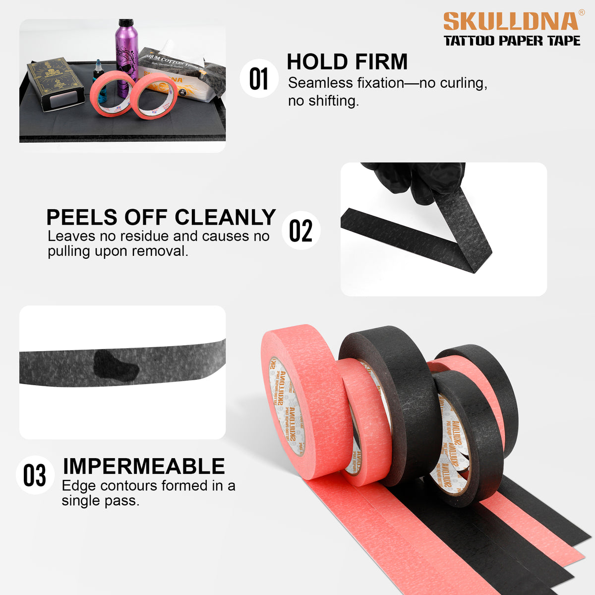 SKULLDNA Tattoo Masking Tape 2cm