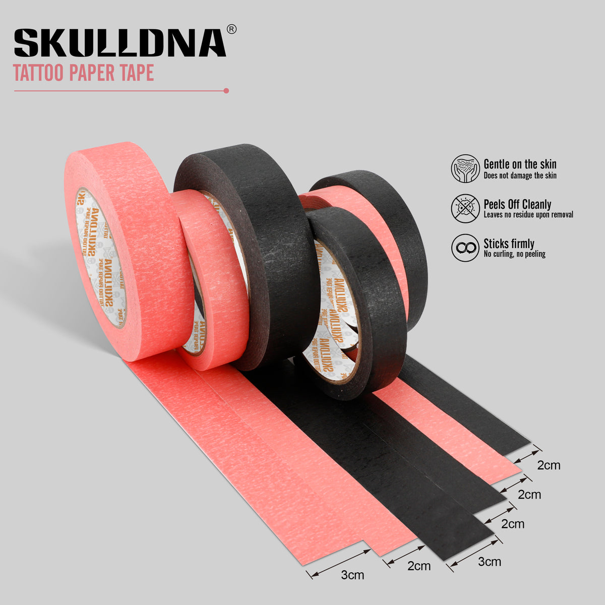SKULLDNA Tattoo Masking Tape 2cm