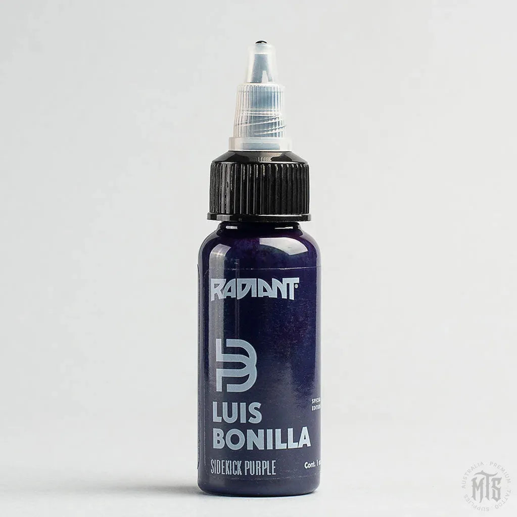 SIDEKICK PURPLE - RADIANT LUIS BONILLA SERIES-tattoo ink-Radiant Ink-Melbourne Tattoo Supplies