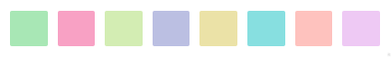 Radiant Pastel Color set
