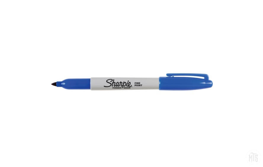 Sharpie - Fine Point Permanent Marker-Consumables-Sharpie-Blue-Melbourne Tattoo Supplies