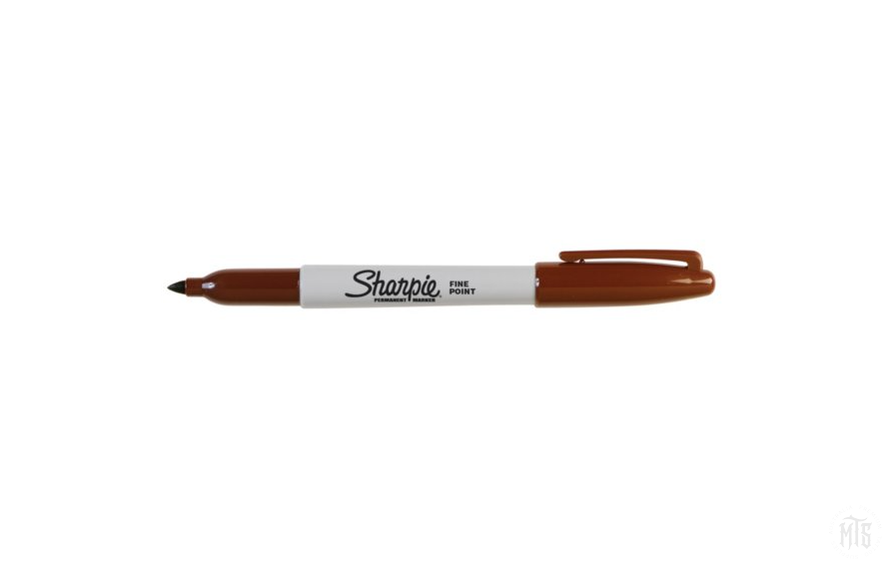 Sharpie - Fine Point Permanent Marker-Consumables-Sharpie-Brown-Melbourne Tattoo Supplies