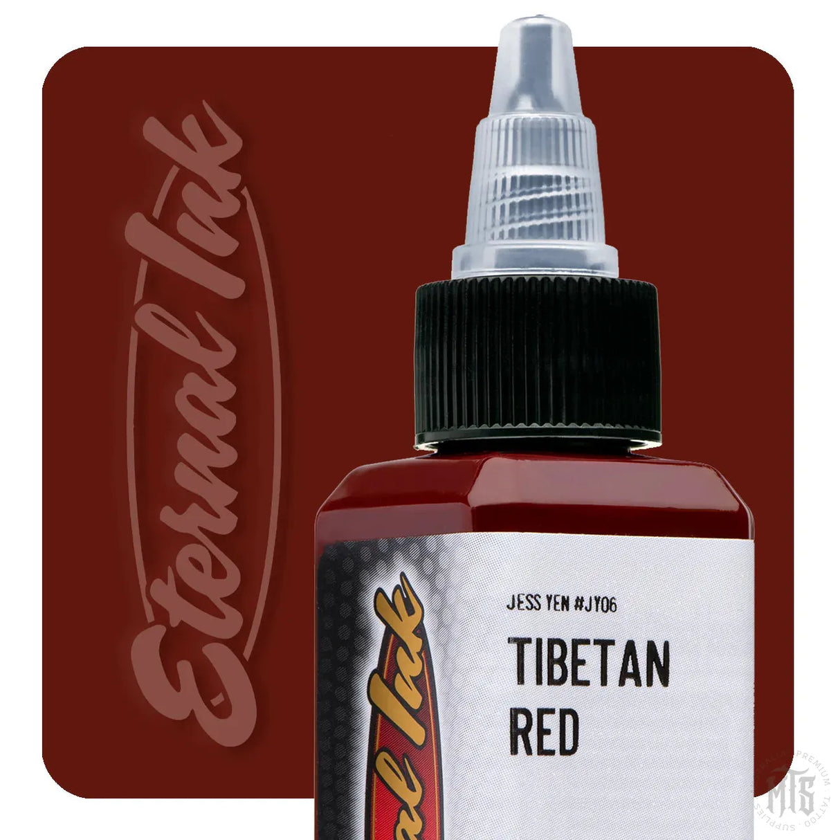 TIBETEN RED - ETERNAL INK JESS YEN SERIES-tattoo ink-Eternal Ink-Melbourne Tattoo Supplies