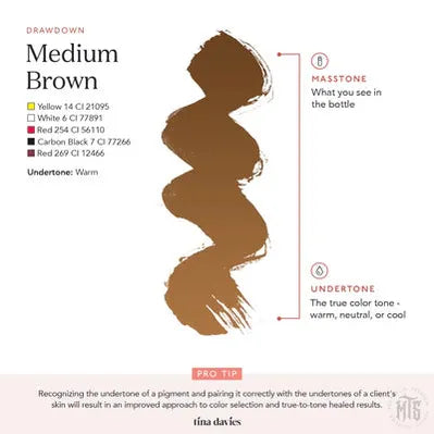 Tina Davies x Perma Blend - Medium Brown-tattoo ink-Tina Davies-Melbourne Tattoo Supplies