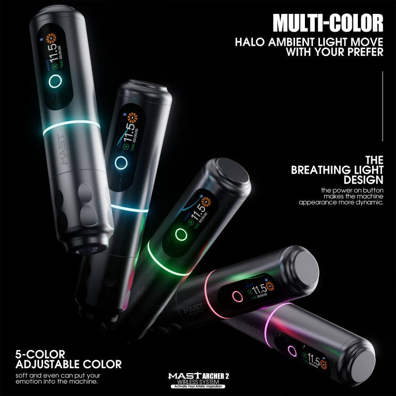 Mast Archer 2 Wireless Tattoo Machine 3.5mm
