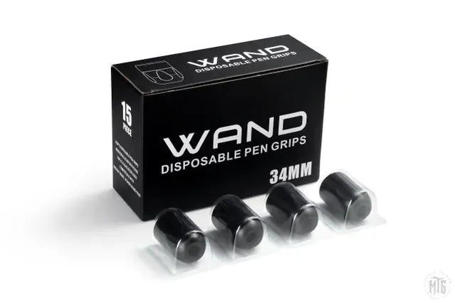 WAND Disposable Pen Grips-Consumables-Elite-34mm - (15)-Melbourne Tattoo Supplies