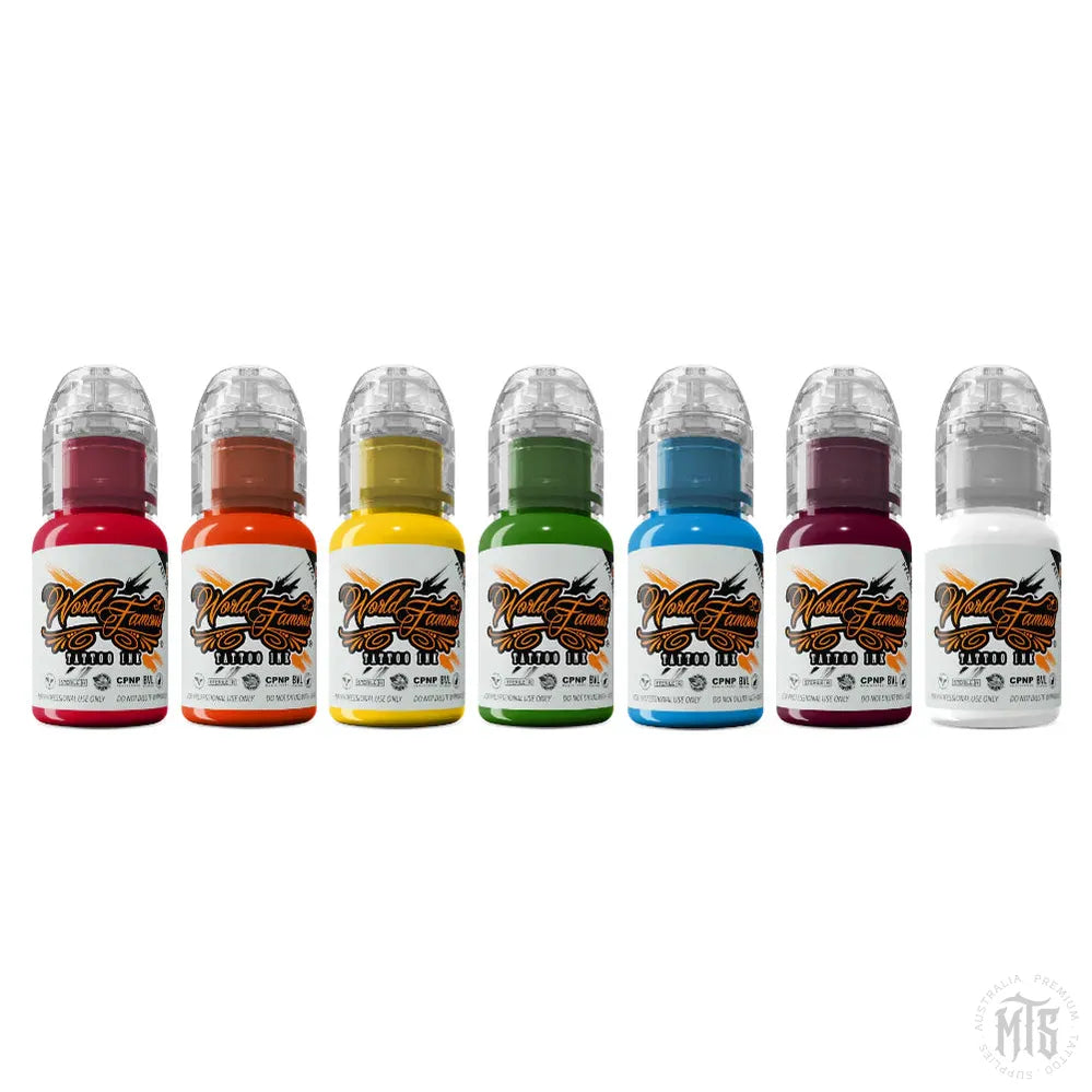 WORLD FAMOUS 7 COLOR SIMPLE SET - 1/2OZ.