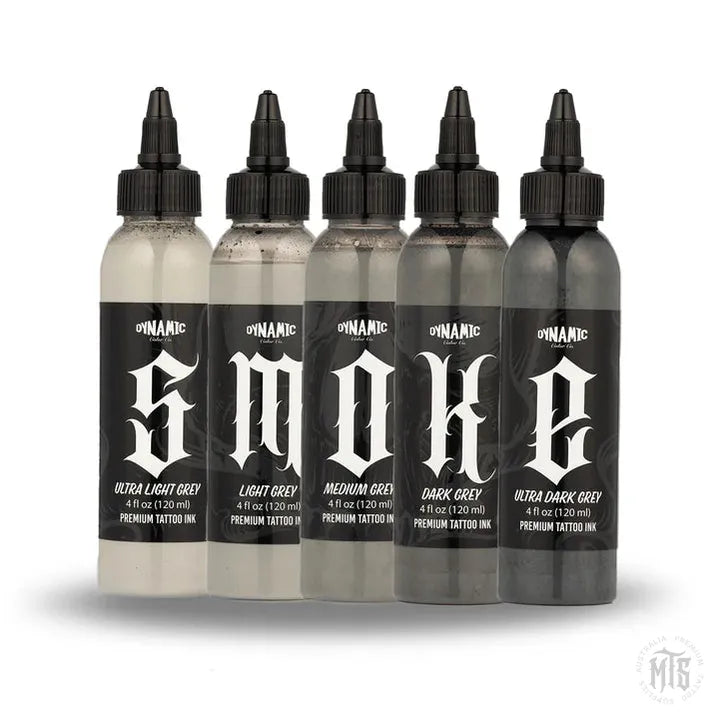 Dynamic Smoke Opaque Grey ink set