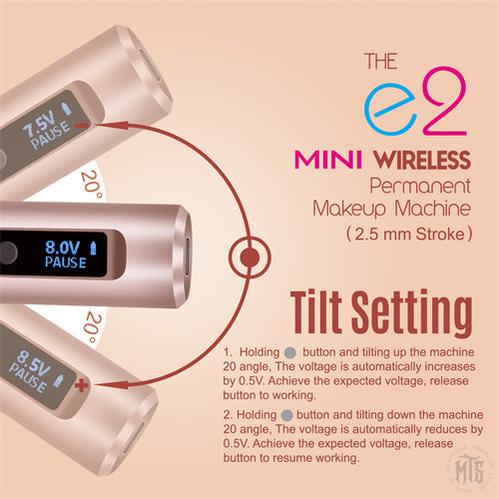 e2 wireless makeup pen-Tattooing Machines-AVA-Black-Melbourne Tattoo Supplies