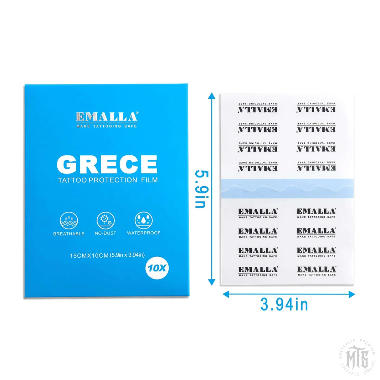 EMALLA Grece Tattoo Protection Film