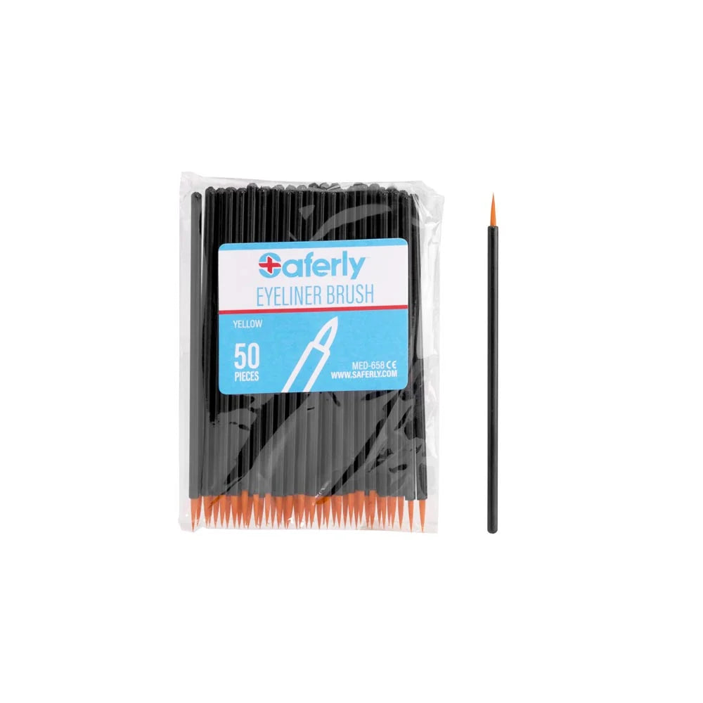 Disposable Eyeliner/Detail Brushes - Pack of 50