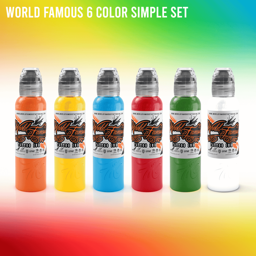 WORLD FAMOUS 6 COLOR SIMPLE SET 1OZ
